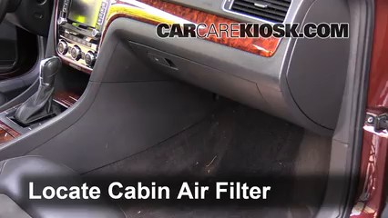 Vw passat deals cabin air filter